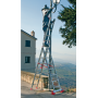 ST200/3N Faraone Scala Professionale Multiuso 3 Elementi in Alluminio 6+7+7 Gradini – Scala Trasformabile EN 131
