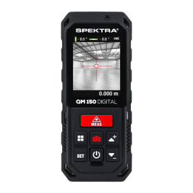 Spektra QM 150 Digital Distanziometro Laser 150m – Mirino Zoom e Display a Colori