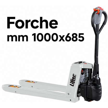 EY20L Transpallet Elettrico a Litio 2000 kg – Forche Corte Larghe 1000x685 mm