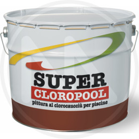 Italchimica Pittura per Piscina Super Cloropool Clorocaucciù Bianco 2,5 lt