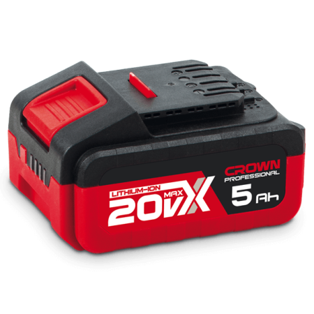 Batteria Ricaricabile 20V 5 Ah CROWN CAB205014XE – Ioni di Litio per Elettroutensili