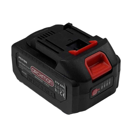 ARCHMAN Batteria Ricaricabile di Ricambio 21V 4 Ah PE01BN – per Potatore PE01X
