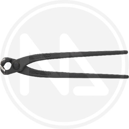 TENAGLIA PER FERRAIOLO Maurer 250 mm – Testa Lucida e Corpo Forgiato Nero