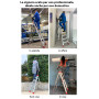FARAONE Scala Professionale a Forbice in Alluminio LADY6 – 6 Gradini