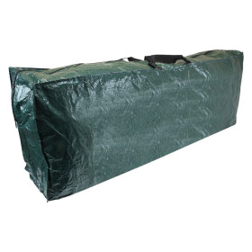 Borsa Custodia per Alberi di Natale 110x37x39 cm per Alberi da 150-180 cm in Tessuto Verde con Zip e Maniglie