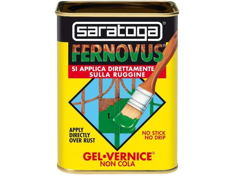 Vernice Rotta SARATOGA Vernice Gel Antiruggine Pronta All'Uso Senza Bisogno Di ...