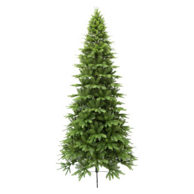 Albero di Natale Theo H 240 cm Base 110 cm 2048 Rami 100% PE Sistema ad Ombrello Longilineo e Denso