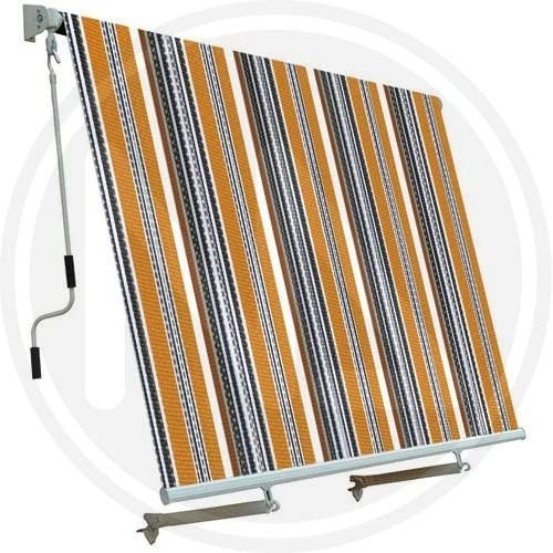 TENDA DA SOLE A CADUTA FANTASIA GRIGIO/ARANCIO