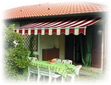 Tenda Da Sole Avvolgibile A Barra Quadra. Pu� Essere Fissata Sia A Soffitto Che A Parete. Barra Di Torsione Mm 35X35X1,2. Rullo 