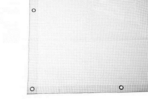 Telo bianco occhiellato antivento antistrappo polietilene anti uv 4x5 mt