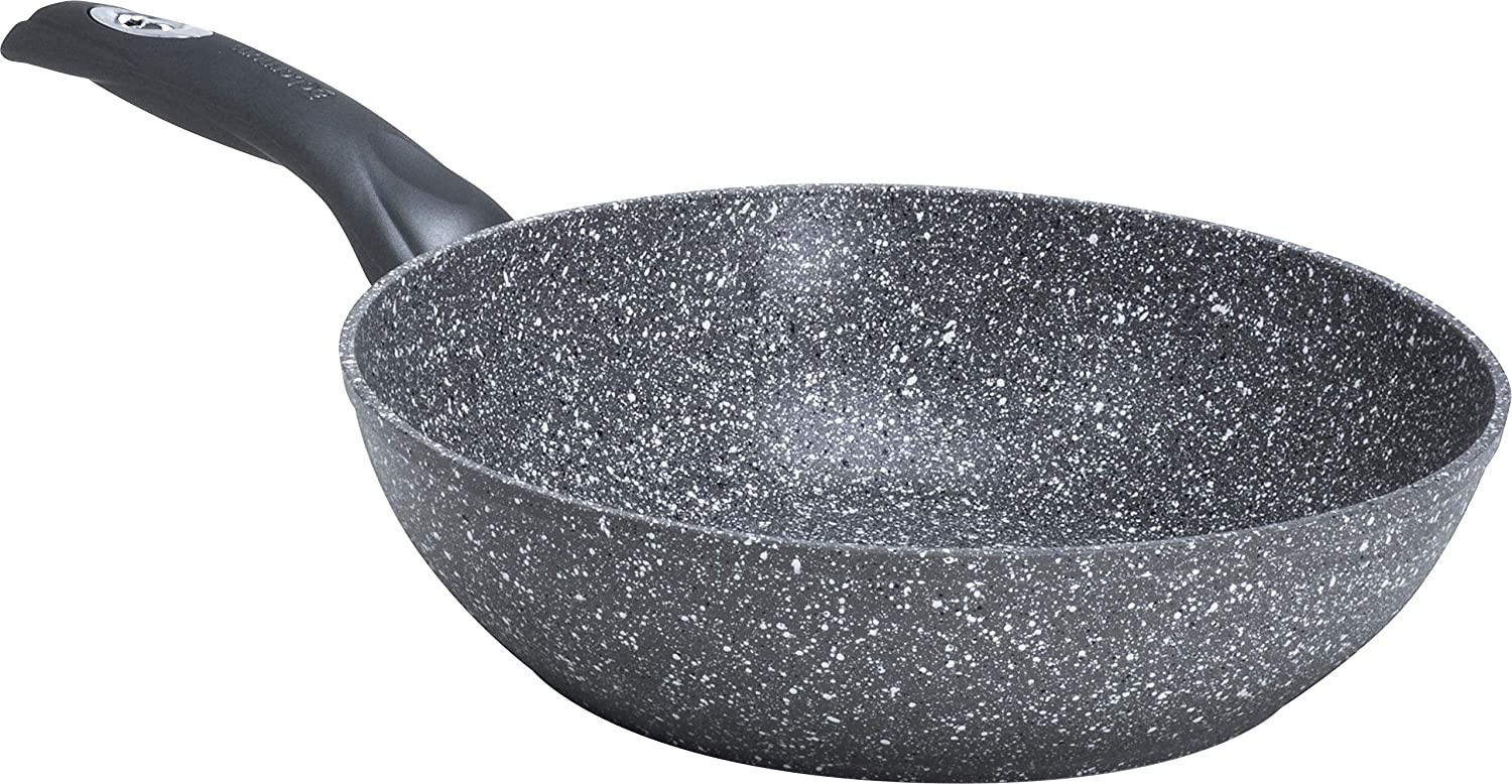 Aeternum Madame Petravera Plus Wok Saltapasta, Alluminio, Pietra, 28 cm