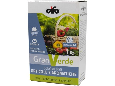 GRANVERDE CONCIME GRANULARE ORTICOLE E AROMATICHE