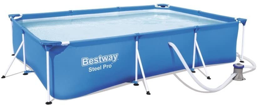 Bestway Steel Pro 56411 piscina fuori terra Piscina con bordi Piscina rettangolare 3300 L Blu