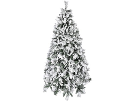 XONE Albero di Natale 210 cm - Innevato e folto | Albero Bianco Artificiale in PVC