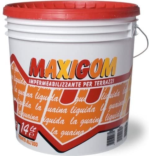 Guaina Liquida Impermeabilizzante Maxigom Laiv colore Bianco 4 Lt. Calpestabile