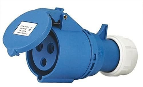 Presa Mobile Industriale 220V 16A 2P+T IP44 Blu Maurer