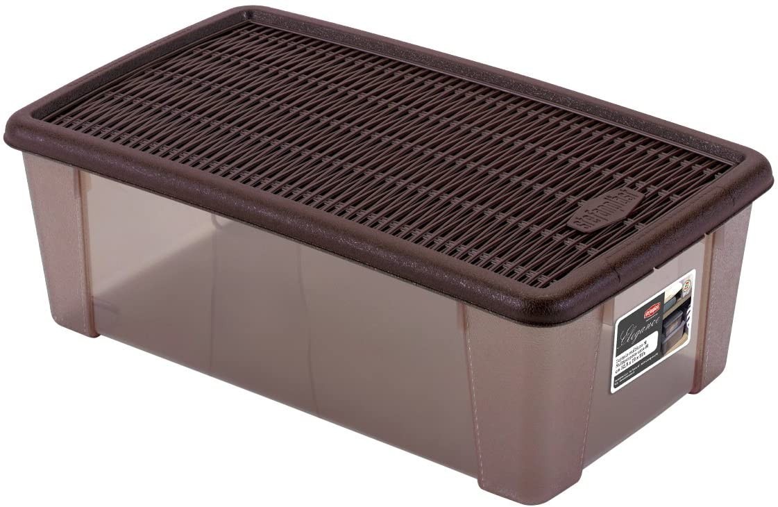 Stefanplast Elegance Scatola Visualbox, Marrone, 32.5x19x11 cm