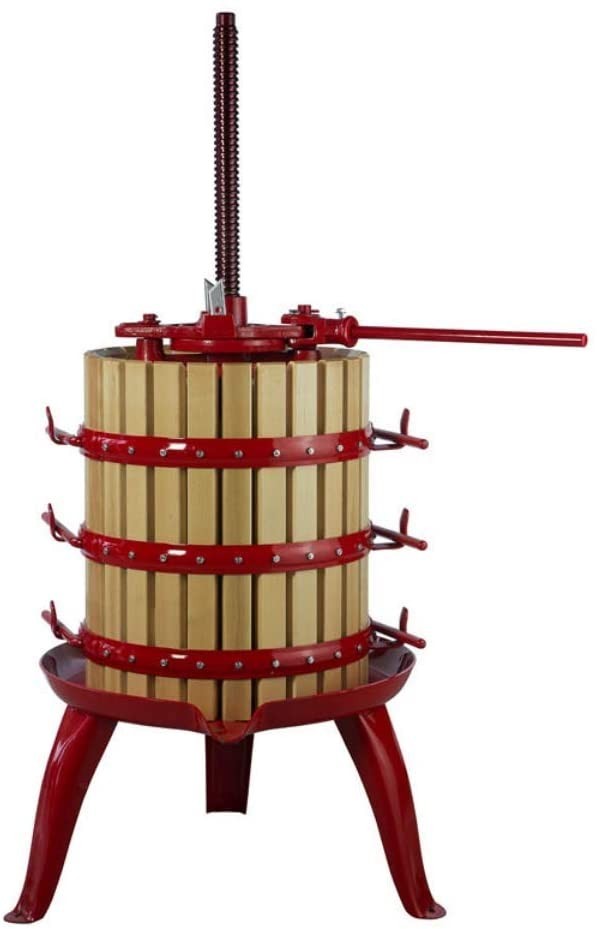 Torchio � 45 cm (45X60) pressa a cricco 2 velocit� per vinaccia uva vino in legno MADE IN ITALY