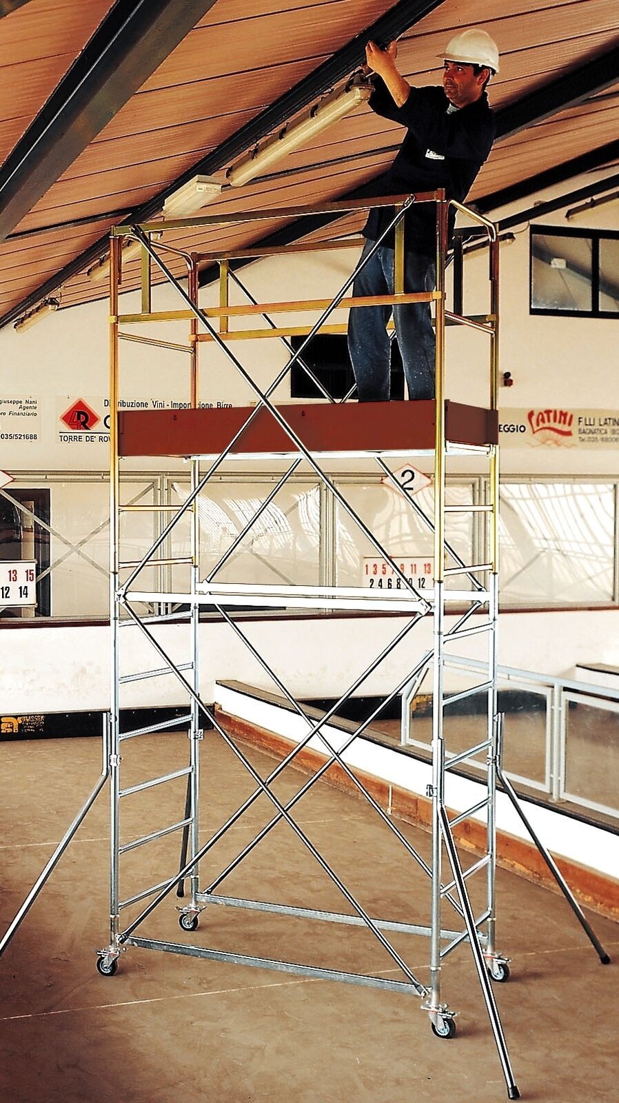 CAMPATA PER TRABATTELLO PONTEGGIO POKER 80X160 TERMINALE H 1.62MT