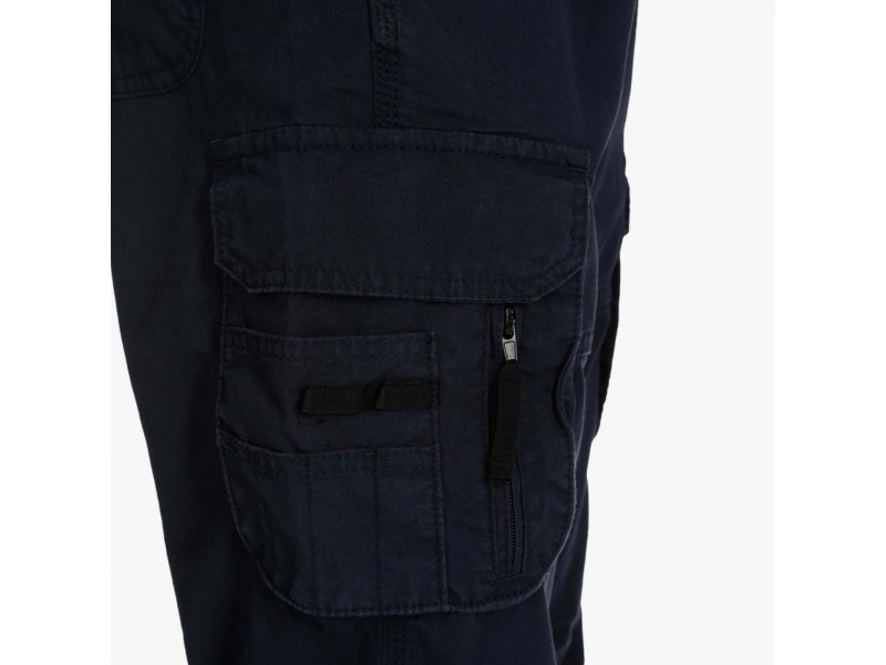 Diadora Utility Cargo Work Pants - Stone Wash Denim, ISO Certified Safety Trousers - UK Size 12