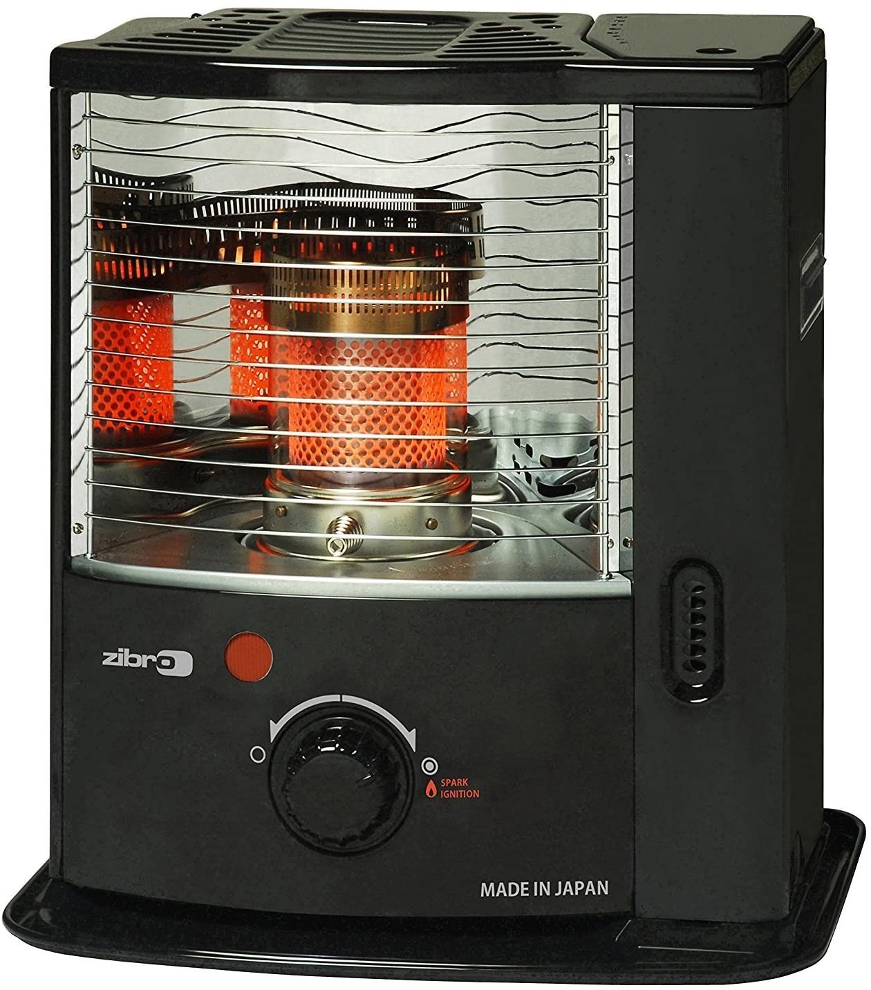 Zibro RS122 Stufa a Combustibile Meccanica, 2200 W, Nero, da 14m2-32m2 GARANZIA 4 ANNI