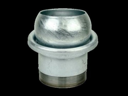 GIUNTO FILETTATO ZINCATO MASCHIO DIAMETRO 80X4