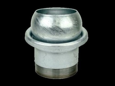 GIUNTO FILETTATO ZINCATO MASCHIO DIAMETRO 80X3