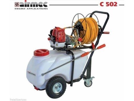 CARRELLO DA IRRIGAZIONE E DISERBO AIRMEC C502 50LT 2 TEMPI, X GIARDINO, ESTERNI