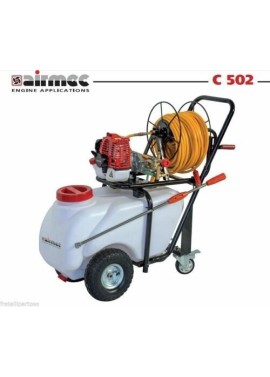 CARRELLO DA IRRIGAZIONE E DISERBO AIRMEC C502 50LT 2 TEMPI, X GIARDINO, ESTERNI