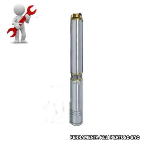 HP2 POMPA SOMMERSA POZZI PROF LEPORIS 4/17, R.P.M. 2850, KW 1.5  + MOTORE 4"