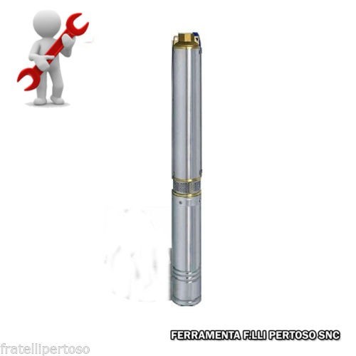 POMPA SOMMERSA LEPORIS 4/14 giranti KW 1.1 HP1,5+ MOTORE 4" MONOFASE PROFESS