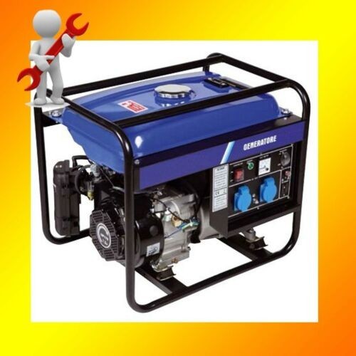 LEPORIS EC 3500 GENERATORE A BENZINA, GRUPPO ELETTROGENO 2,6KW 2600W A STRAPPO