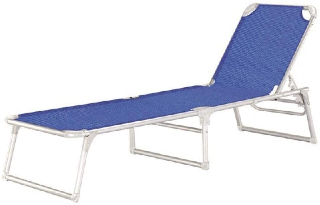 Papillon Thera - Sedia a Sdraio a Sdraio, Alluminio, Letto Matrimoniale, Blu