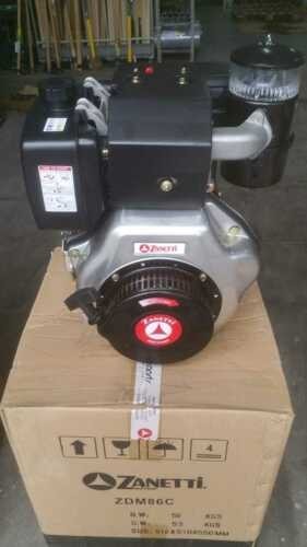 MOTORE DIESEL EURO 5 PER MOTOCOLTIVATORE 9.3 hp ALBERO CONICO DIAM. 23  ZANETTI
