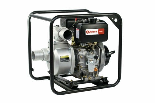 MOTOPOMPA DIESEL/GASOLIO ZANETTI ZDP 80 BV avviamento a strappo