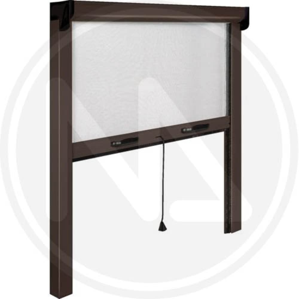 ZANZARIERA KIT MARRONE 100/80X160 RULLO VERTICALE MAURER