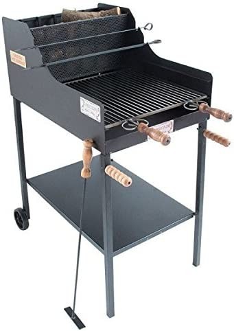 CRUCCOLINI BA4 Barbecue FUOCONE A Legna E Carbone, Nero