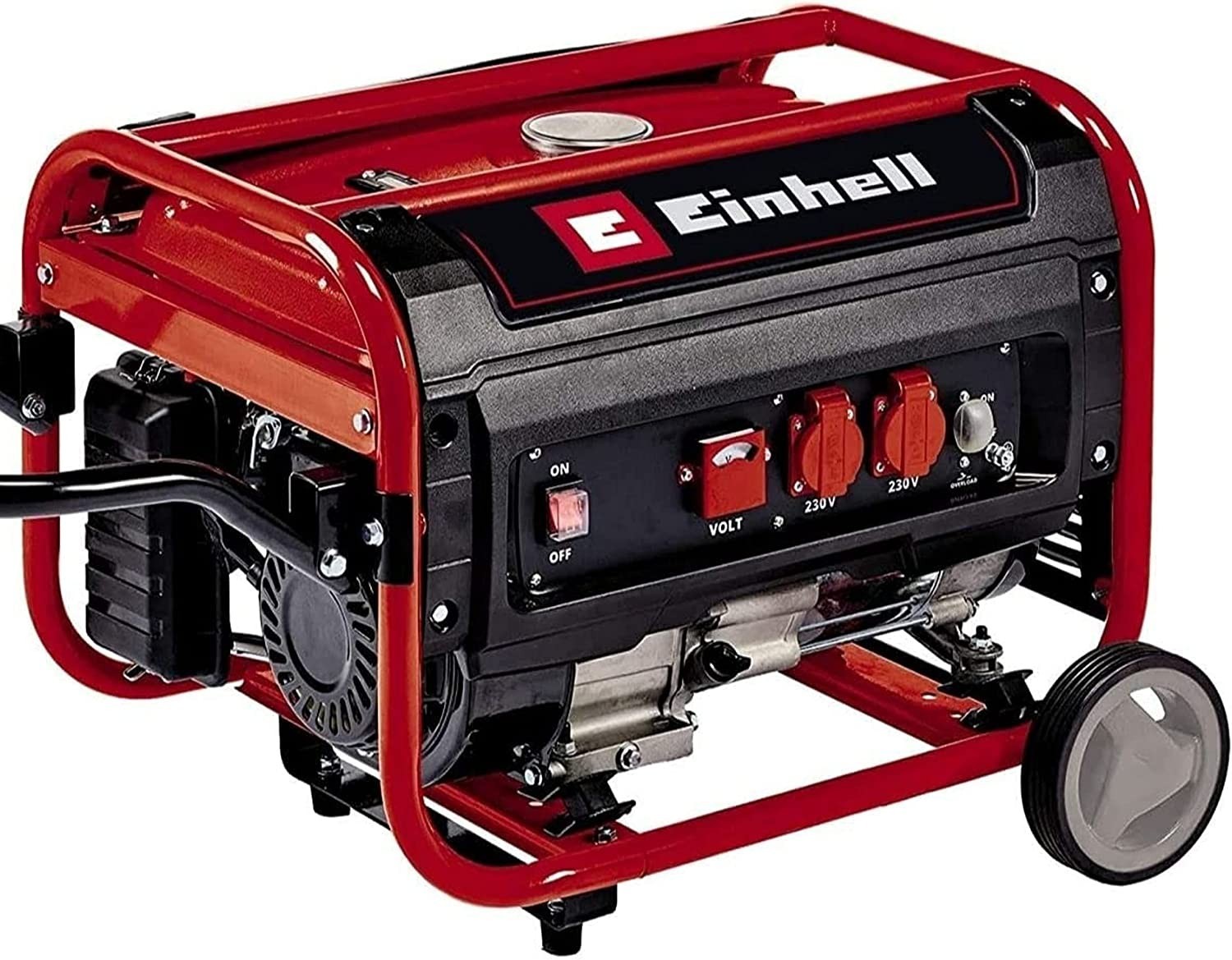 Einhell TC-PG 35/E5 Generatore Di Corrente A Benzina, Rosso Nero