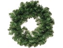 Corona 45 CM | Ghirlanda Natalizia in PVC | Decorazione Natale Numero Rami 120