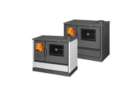 STUFA ANTRACITE CUCINA A LEGNA – K-LINE  SOCIAL  7,90 KW