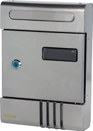 Cassetta Postale Maurer Notes Grigio Acciaio