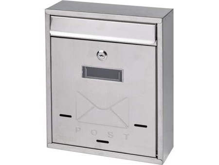 Cassetta Postale In Alluminio Per Esterno"Domus Acciaio Inox" Maurer