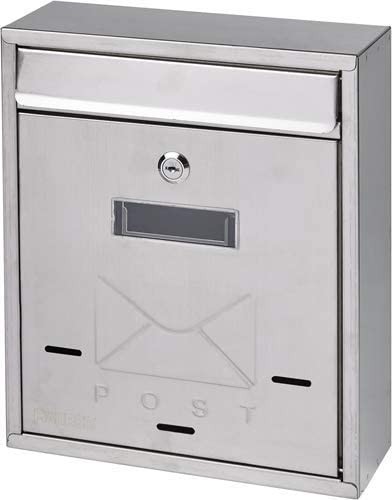Cassetta Postale In Alluminio Per Esterno"Domus Acciaio Inox" Maurer