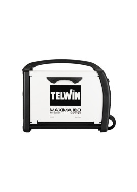 Telwin 816086 Maxima 190 Synergic Saldatrice Inverter a Filo Mig-Mag/Flux/Brazing, 230 V, Maxima 190, Bianco