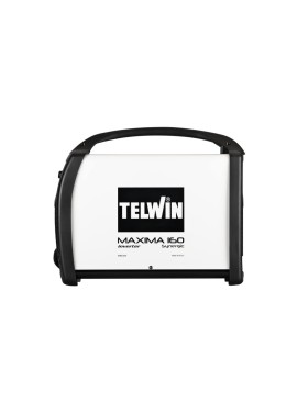 Telwin 816087 MAXIMA 200 SYNERGIC - Saldatrice inverter a filo, 230V, Nero/Bianco