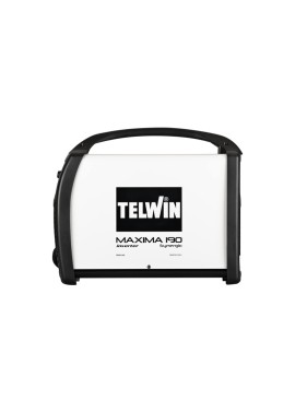 Telwin 816087 MAXIMA 200 SYNERGIC - Saldatrice inverter a filo, 230V, Nero/Bianco