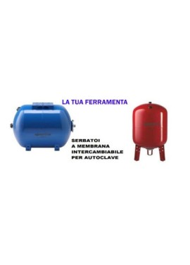 Idrosfera vaso espansione membrana autoclave orizzontale/verticale Made in Italy