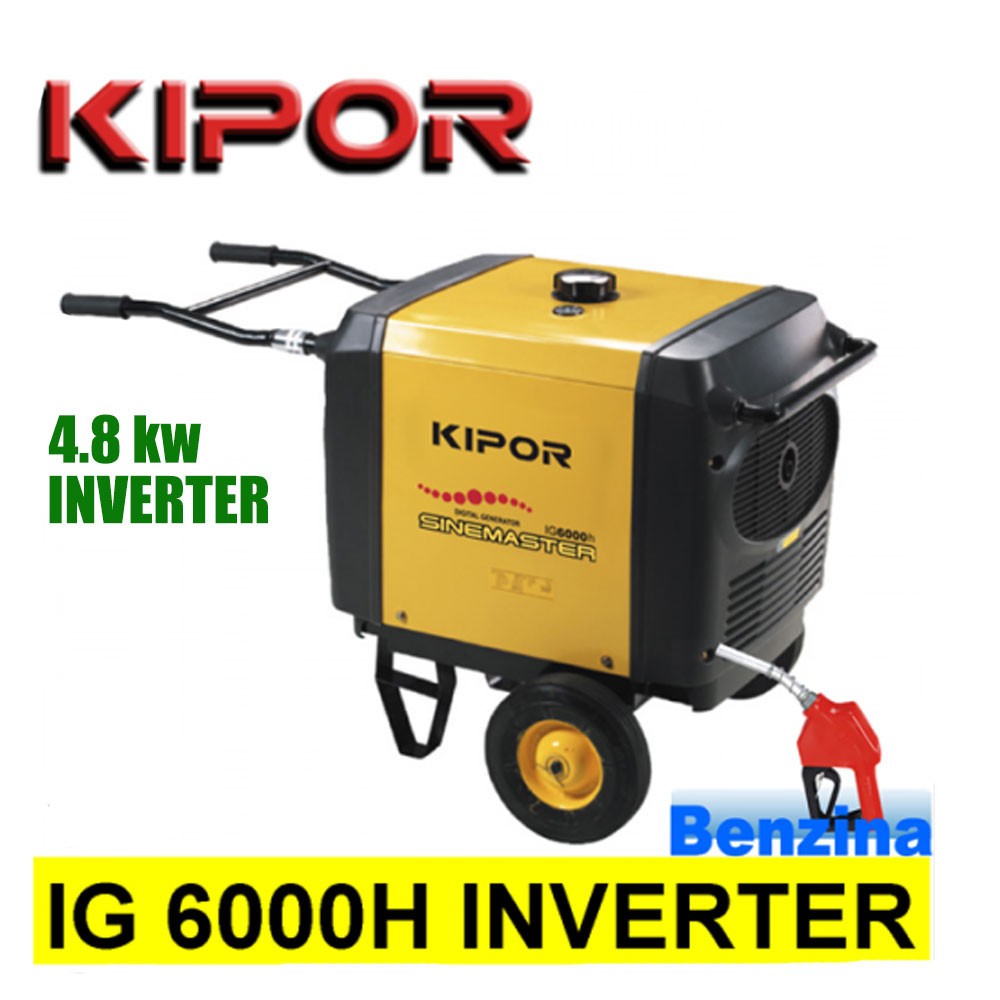 KIPOR GENERATORE DI CORRENTE INVERTER IG6000 gruppo elettrogeno