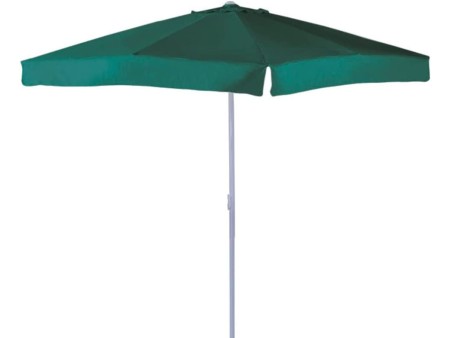 VERDELOOK Ombrellone in Alluminio e Poliestere, 3x3 m, Verde Scuro