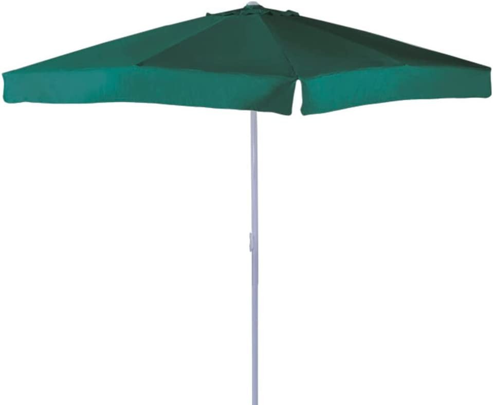 VERDELOOK Ombrellone in Alluminio e Poliestere, 3x3 m, Verde Scuro